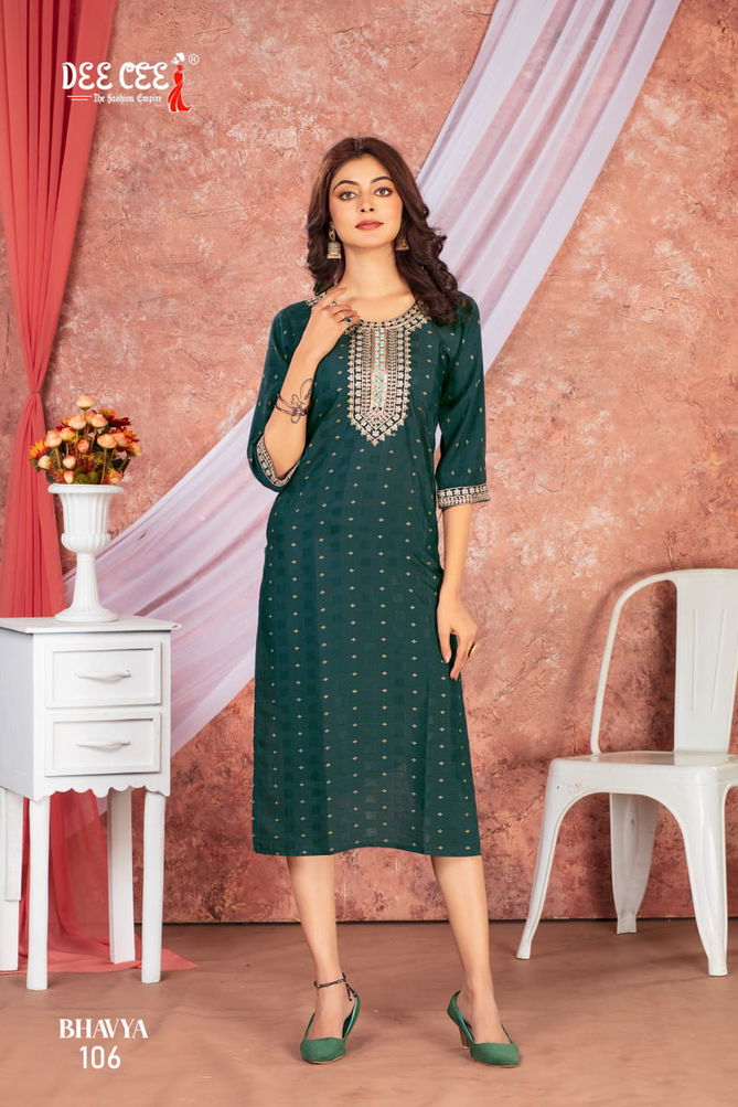 Bhavya By Deecee Bombay Dobby Designer Kurti Wholesale Shop In Surat
